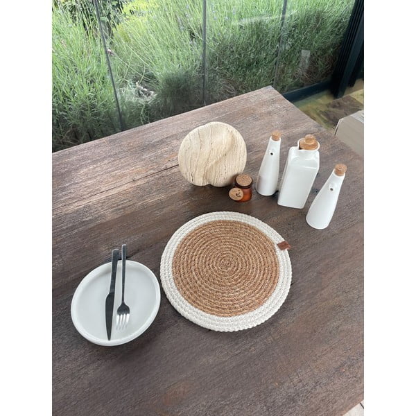 Suport pentru farfurii din iută ø 33 cm Wicker – Mila Home Luxury-image-2