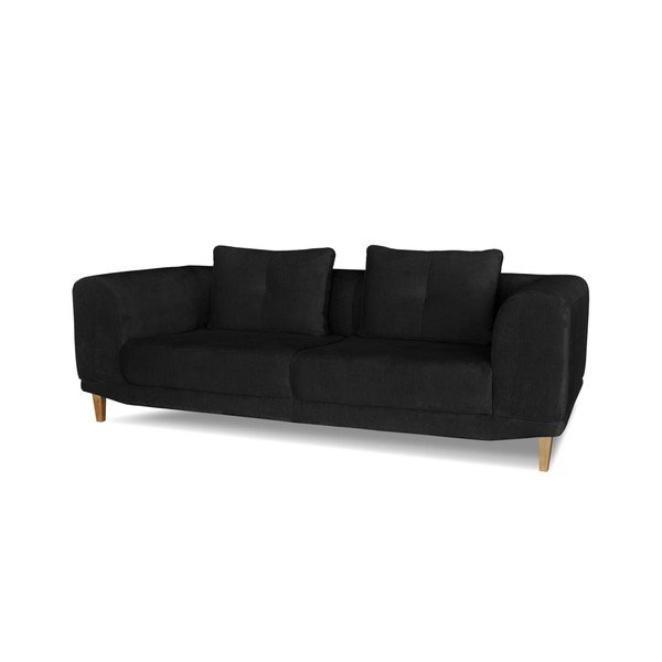 Canapea cu 3 locuri Windsor & Co. Sofas Sigma, negru-image-2