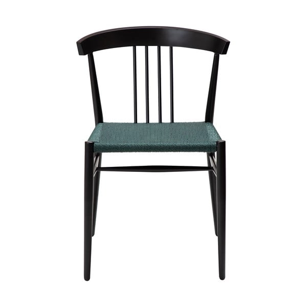 Scaun de dining negru/turcoaz Sava – DAN-FORM Denmark-image-2