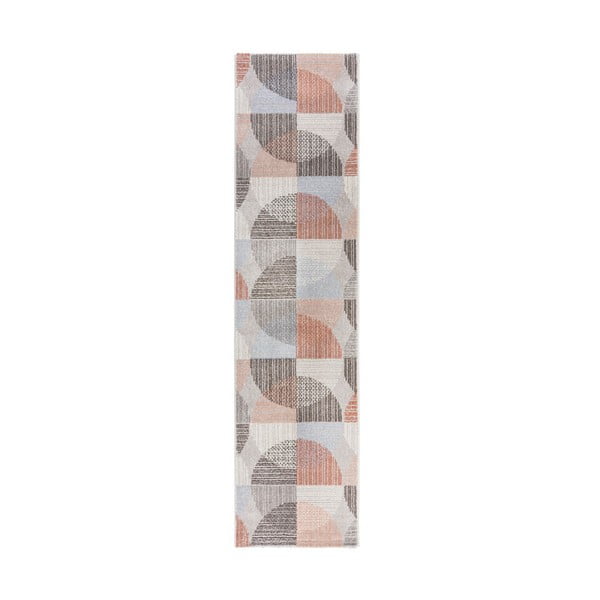 Covor Flair Rugs Centro, 60 x 230 cm, gri - roz
