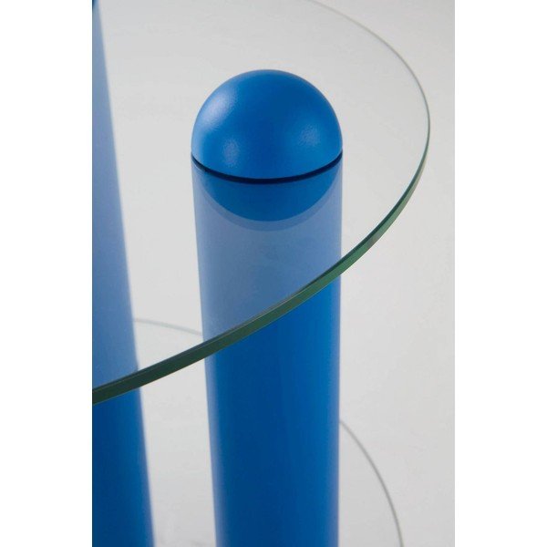 Măsuță auxiliară rotundă din sticlă ø 48 cm Egan – Jotex-image-2