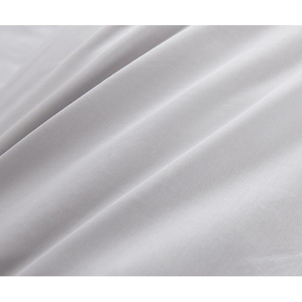 Lenjerie de pat din bumbac satinat Bianca Classic, 135 x 200 cm, gri-image-3