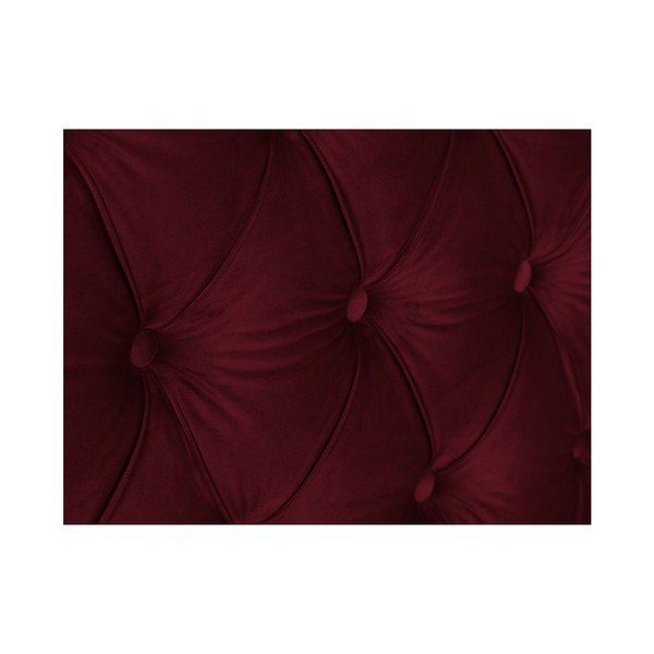 Tăblie pentru pat Mazzini Sofas Cloves, 180 x 120 cm, roşu-image-4