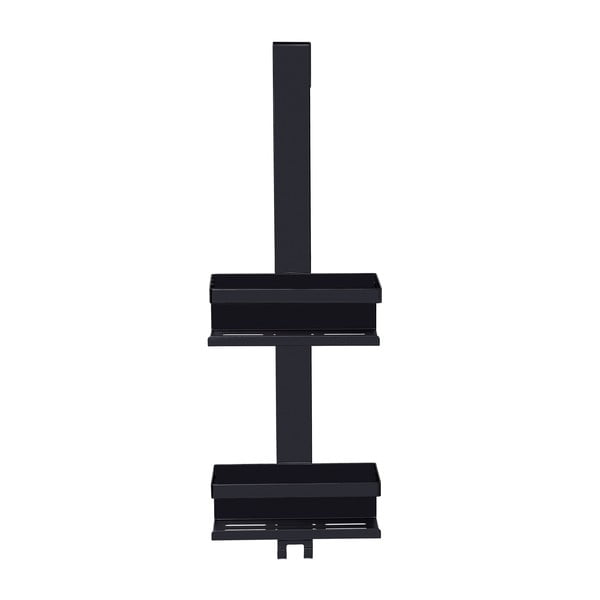 Raft pentru baie negru de agățat din oțel inoxidabil Bribano – Wenko-image-2