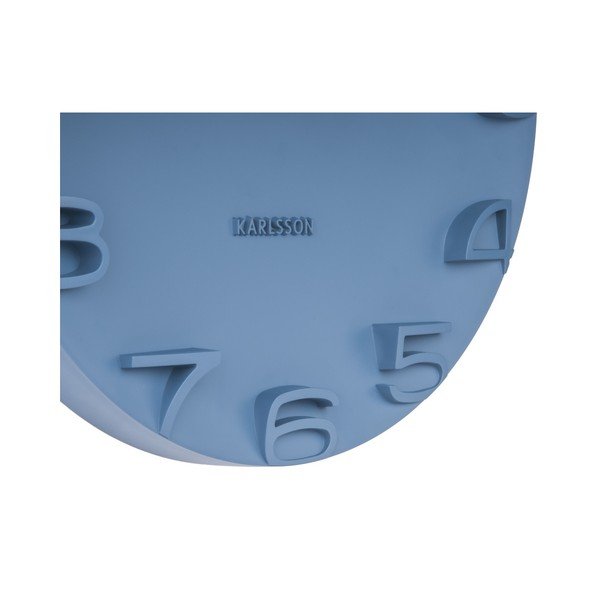 Ceas Karlsson On The Edge, Ø 42 cm, albastru-image-1
