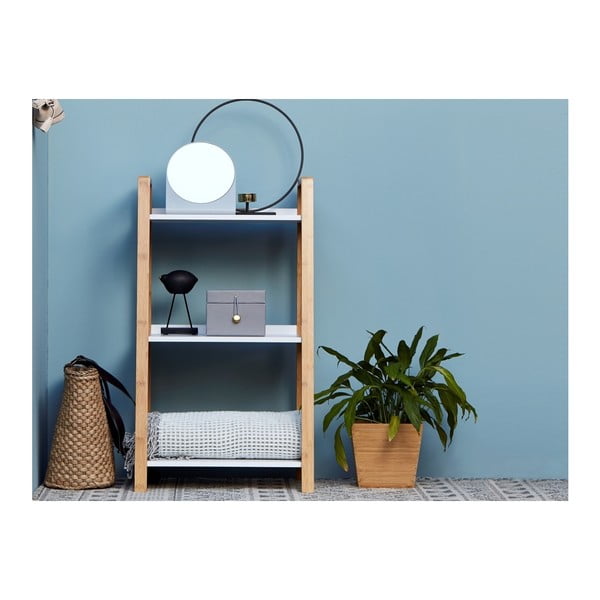 Raft de baie din bambus cu 3 rafturi Wenko Finja-image-3