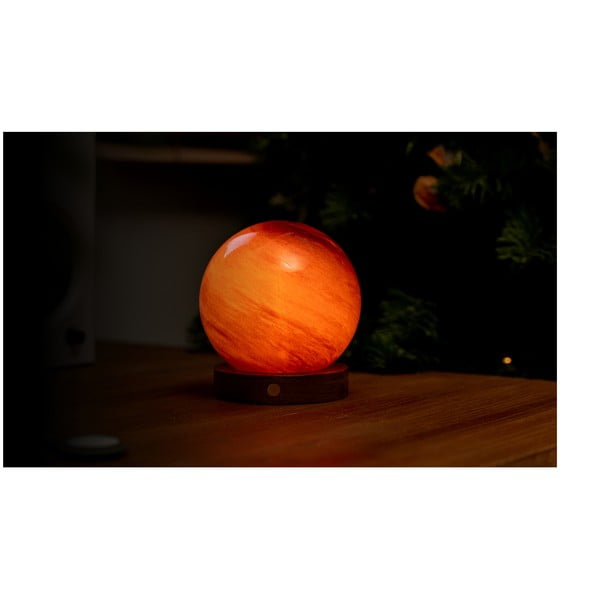 Decorațiune luminoasă maro închis cu USB ø 12 cm Sand Storm – Gingko-image-3