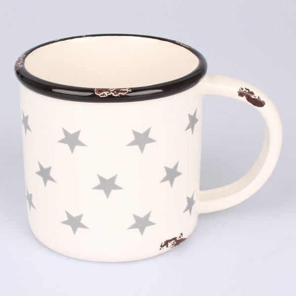 Cană din ceramică cu steluțe Dakls, 400 ml