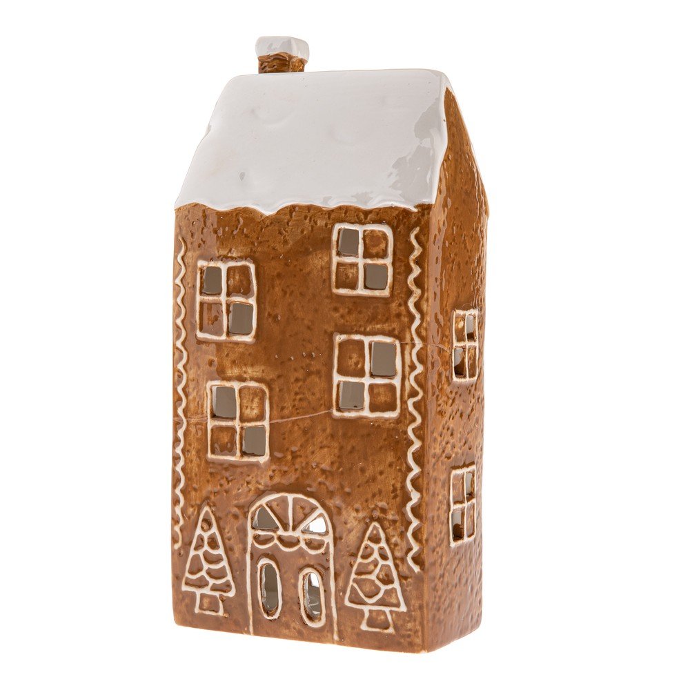 Sfeșnic din ceramică cu model de Crăciun Vinterby – Dakls