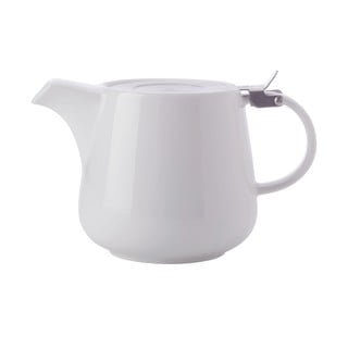 Ceainic din porțelan cu sită Maxwell & Williams Basic, 1,2 l, alb