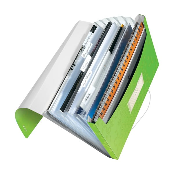 Mapă cu compartimente Leitz, verde-image-2