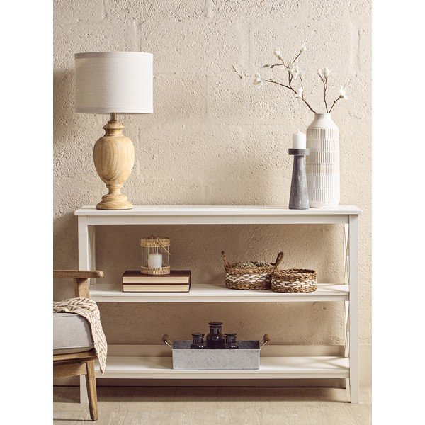 Etajeră albă din lemn de pin 120x81x40 cm Heritage – Premier Housewares-image-1