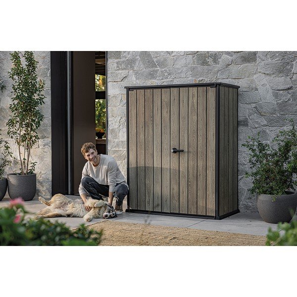 Dulap de grădină maro din plastic – Keter-image-4