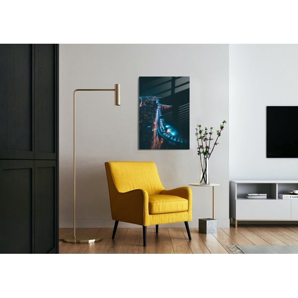 Tablou din sticlă 50x70 cm Night Way – Wallity-image-1