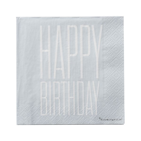 Set 20 șervețele din hârtie Bloomingville Napkin-image-1