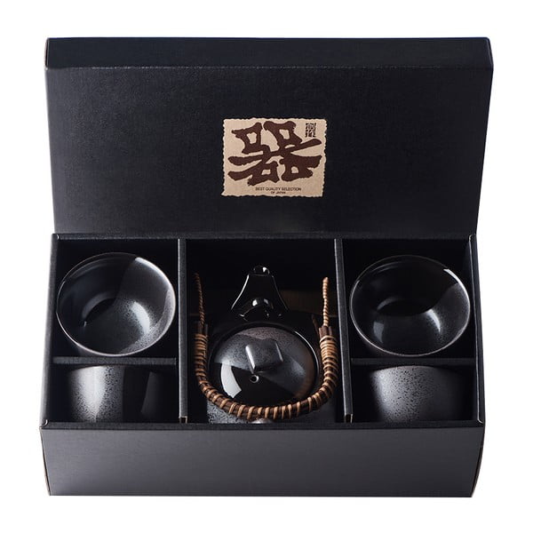 Set ceai MIJ Gunmetal, negru-image-2