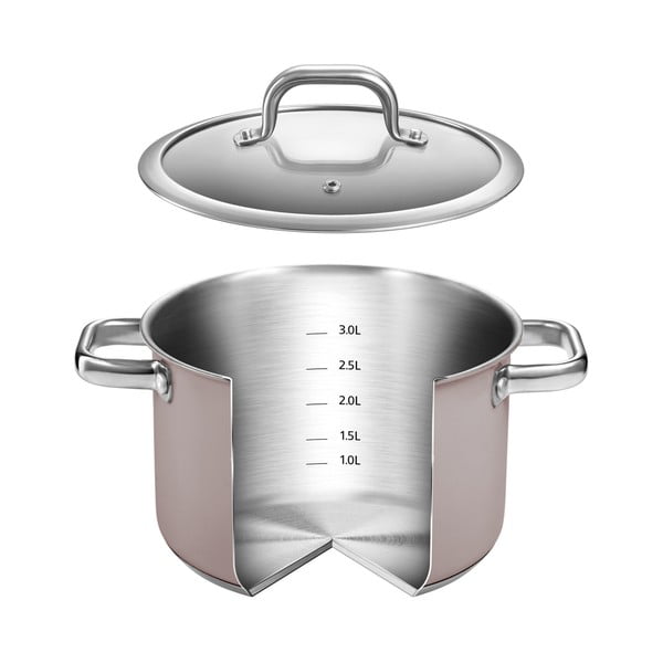 Set de vase pentru gătit 8 buc. din oțel inoxidabil Delight – Tescoma-image-4