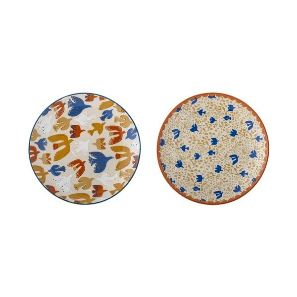 Farfurii 2 buc. pentru desert  din gresie ø 20 cm Anniversary – Bloomingville
