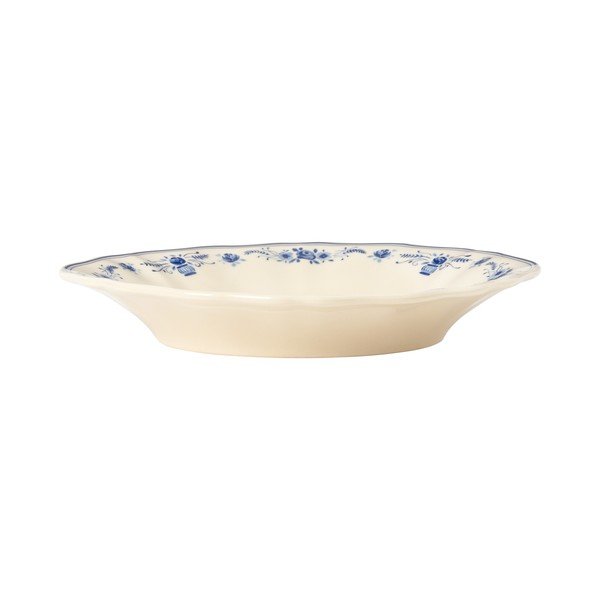 Farfurie albastră/bej adâncă din gresie ø 24,5 cm Vila – Costa Nova-image-3