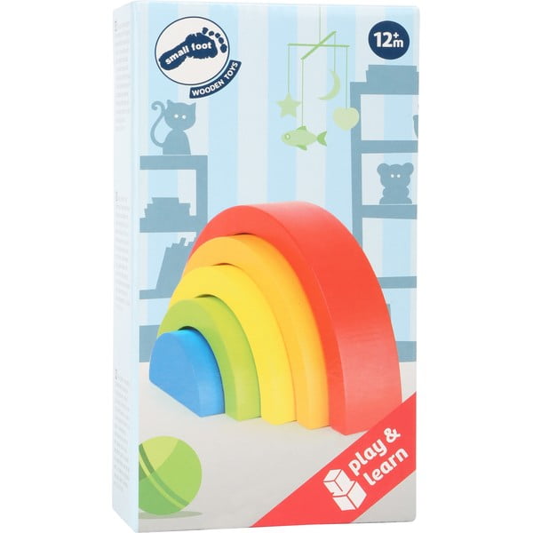 Joc din piese de lemn pentru copii Legler Rainbow-image-1