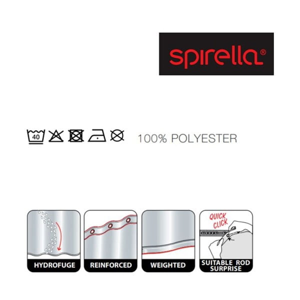 Perdea de duș 180x200 cm Claire – Spirella-image-2