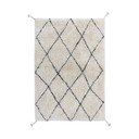 Covor crem lavabil/țesut manual din bumbac 70x100 cm Mini Bereber – Lorena Canals
