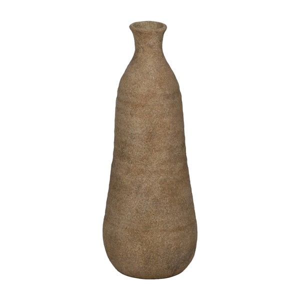 Vază maro din ceramică înaltă (înălțime 51 cm) Ijo – Ixia