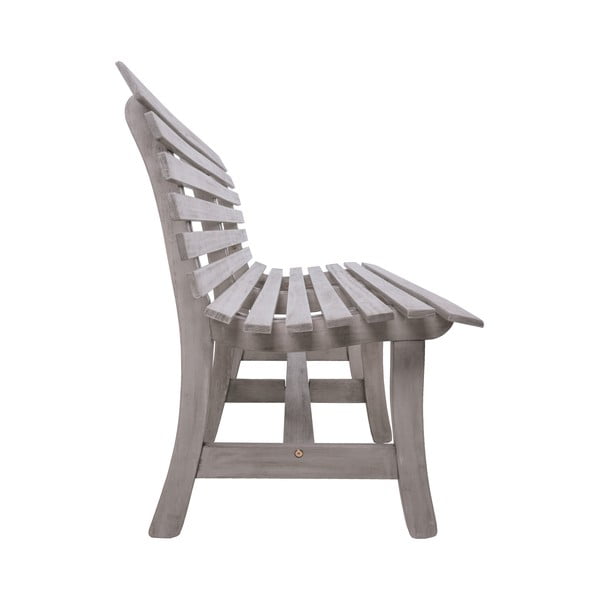 Bancă de grădină gri din lemn masiv Mandalay – Garden Pleasure-image-3