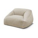 Fotoliu bean bag bej cu tapițerie din blană artificială Lilibet – Bobochic Paris