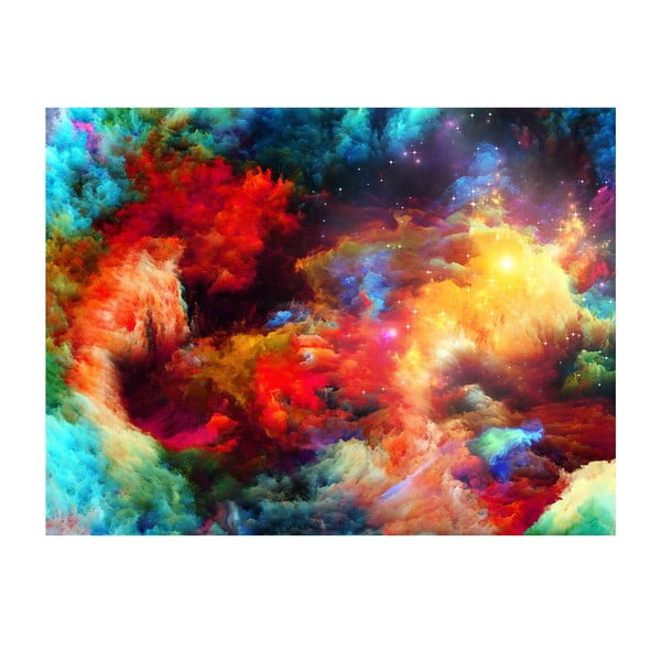 Tablou Homemania Decor Colorful Galaxy, 70 x 100 cm