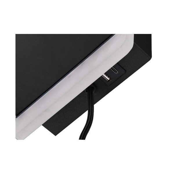 Aplică de perete negru-mat LED cu intensitate reglabilă Fairfield – Trio-image-3