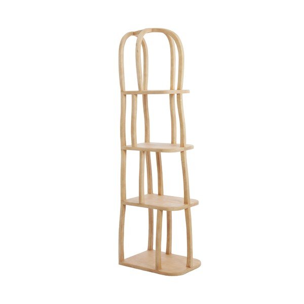 Etajeră în culoare naturală deschisă din lemn de mango 53x175x40 cm Lowe – Light & Living