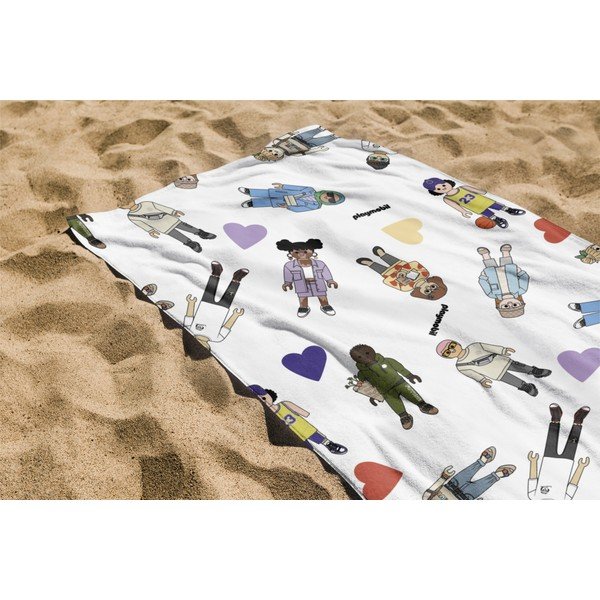 Prosop de plajă din bumbac din frotir 75x140 cm Unique United – Playmobil-image-1