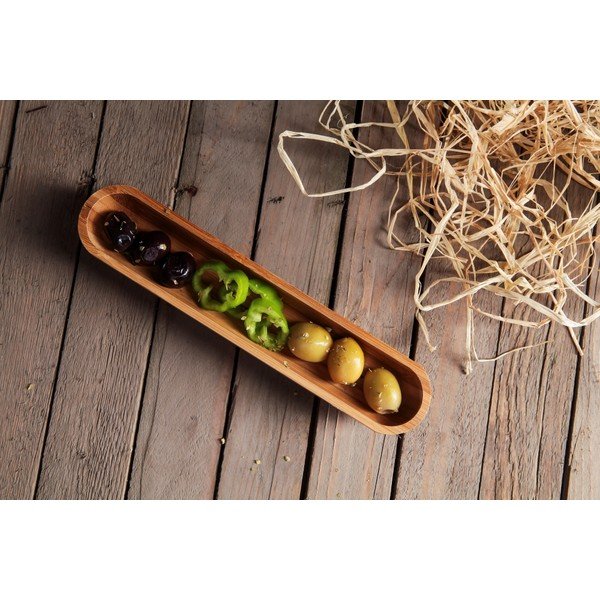 Castron din bambus pentru măsline Luiz, 22 cm-image-1