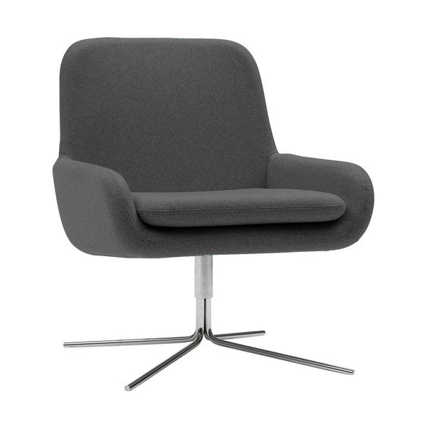Fotoliu rotativ Softline Coco Swivel, gri-antracit-image-2