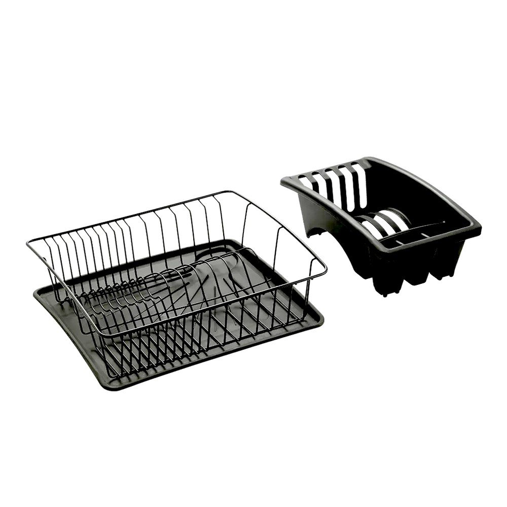 Scurgător vase din oțel inoxidabil Metaltex Aquatexplus Lava, gri antracit