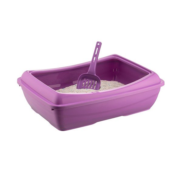 Litieră pentru pisici Petpetite, mov-image-1
