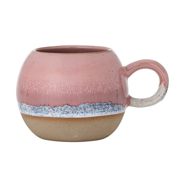 Cană roz din gresie 410 ml Paula – Bloomingville