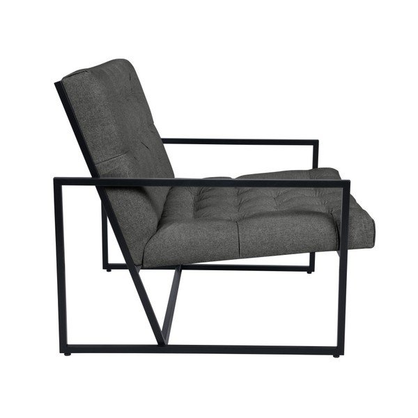 Fotoliu Mazzini Sofas Aster, gri închis-image-3