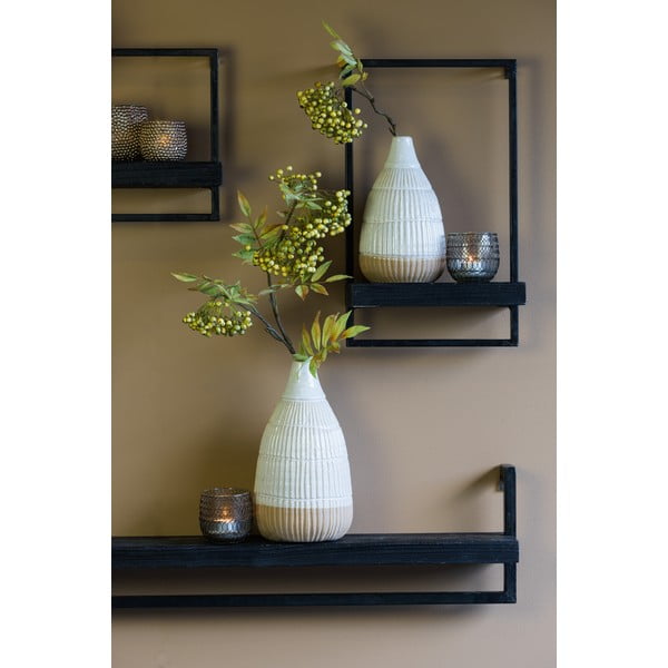 Raft negru mat din lemn  de brad Maddison – Light & Living-image-1