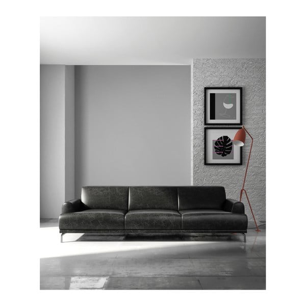 Canapea MESONICA Puzo, gri antracit-image-4