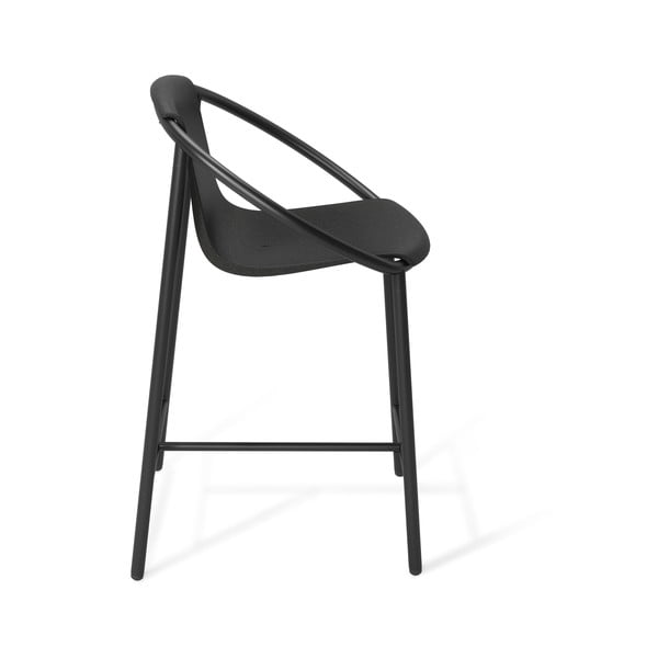 Scaun de bar negru din plastic 90 cm Ringo – Umbra-image-3
