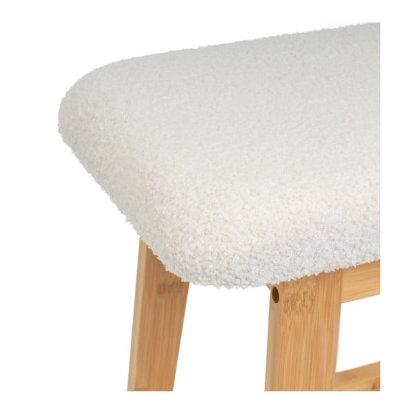 Bancă albă/în culoare naturală – Casa Selección-image-1