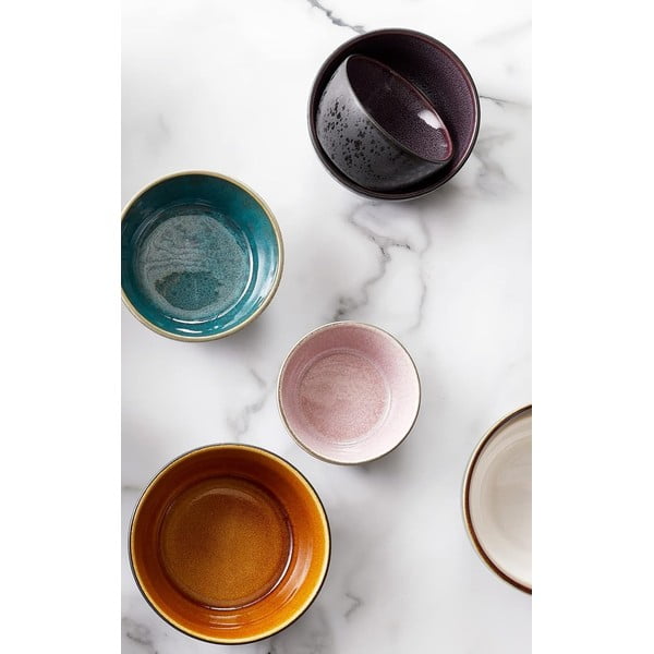 Bol mic verde/negru din gresie Gastro Green/Black – Bitz-image-2