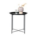 Măsuță auxiliară rotundă din metal ø 47 cm Bastia – House Nordic