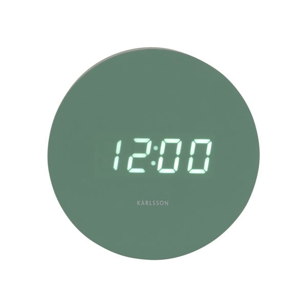 Ceas deșteptător digital ø 9 cm Spry Round – Karlsson