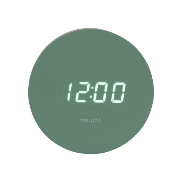 Ceas deșteptător digital ø 9 cm Spry Round – Karlsson