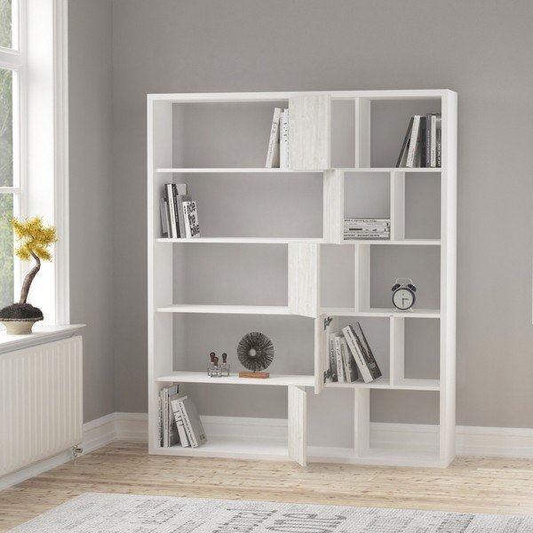 Bibliotecă Roscoetoo White, alb-image-2