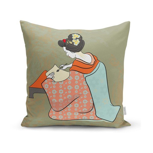 Set 3 fețe de pernă decorative Minimalist Cushion Covers Ethnic Eastern, 45 x 45 cm-image-3