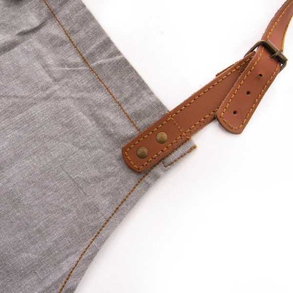 Șorț din bumbac/din piele Denim – Orion-image-3